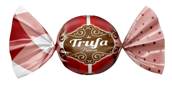 trufa de frutas vermelha